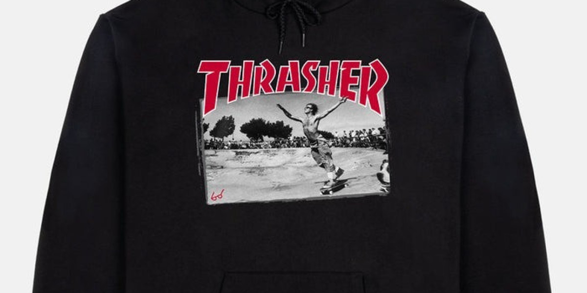 Title: Thrasher Magazine Hoodie – Iconic Streetwear Classic